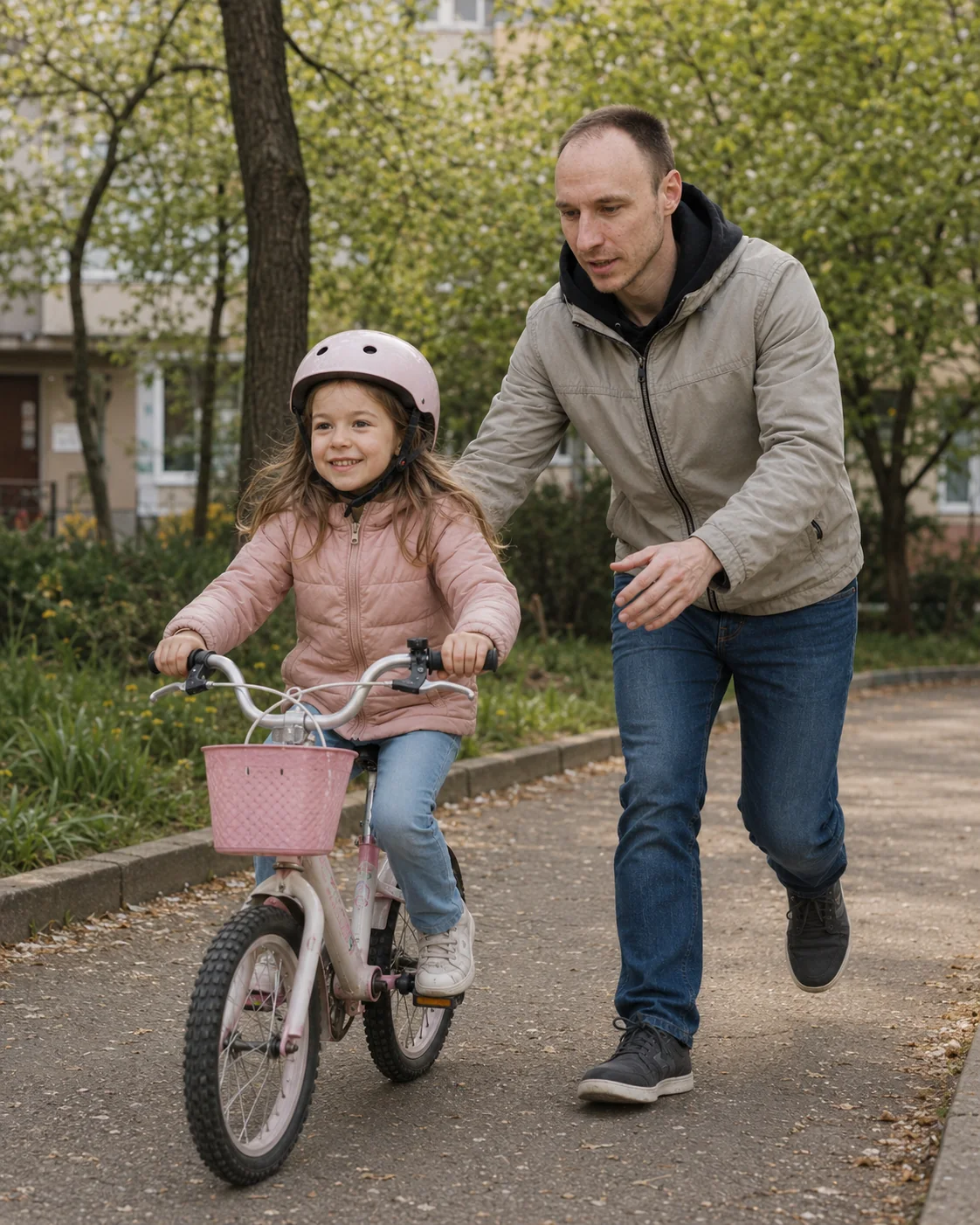 Family bicycle ride